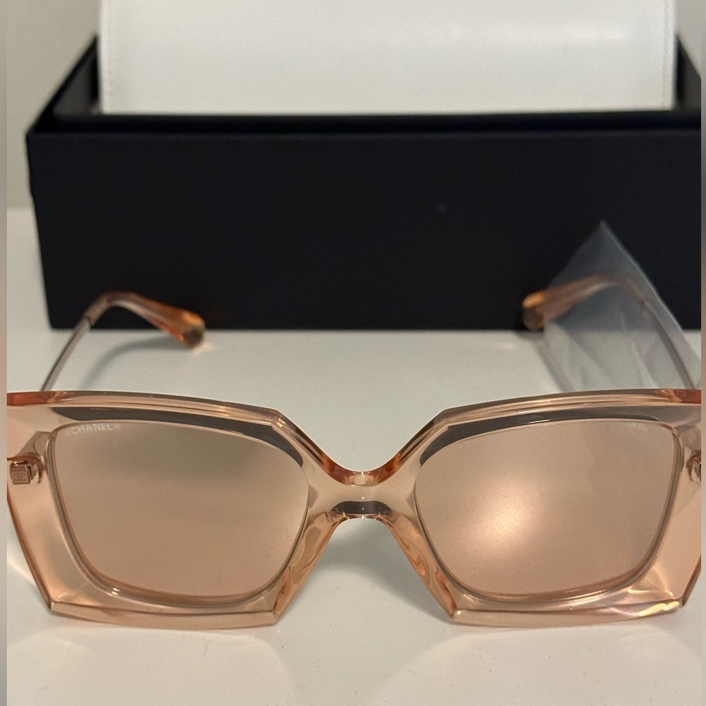 Chanel 6051 Rose Gold Sunglasses- 18K Rose Gold Lens